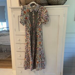 Entro Vibrant Floral Pattern Dress